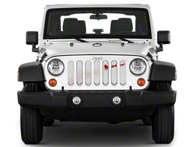 Under The Sun Inserts Grille Insert; Santas Sleigh (07-18 Jeep Wrangler JK)