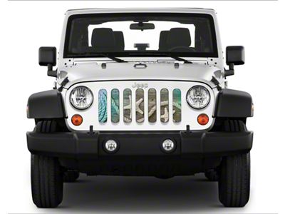 Under The Sun Inserts Grille Insert; Shells and Rope (07-18 Jeep Wrangler JK)