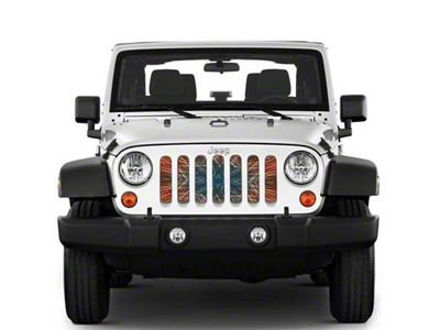 Under The Sun Inserts Grille Insert; Star Fire (07-18 Jeep Wrangler JK)