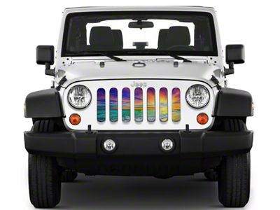Under The Sun Inserts Grille Insert; Sunset (07-18 Jeep Wrangler JK)