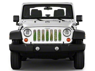 Under The Sun Inserts Grille Insert; Xmas Tree Lights (07-18 Jeep Wrangler JK)
