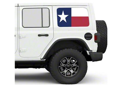 Under The Sun Inserts Hard Top Rear Side Window Decals; Always Bigger (07-25 Jeep Wrangler JK & JL 4-Door)