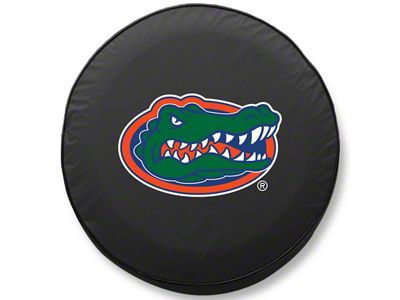 University of Florida Spare Tire Cover; Black (66-18 Jeep CJ5, CJ7, Wrangler YJ, TJ & JK)