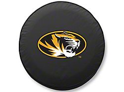 University of Missouri Spare Tire Cover; Black (66-18 Jeep CJ5, CJ7, Wrangler YJ, TJ & JK)
