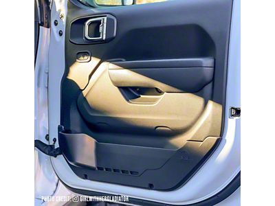 Unofficial Use Only EM-Plus Door Pockets; Front (20-25 Jeep Gladiator JT)