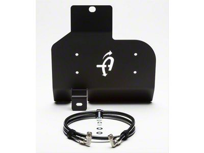 Up Down Air ARB Dual Air Compressor Skid Plate Install Bracket Kit (18-25 Jeep Wrangler JL)