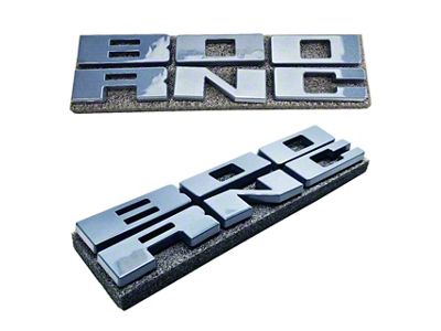 UPR Replacement Grille Letters; Azure Gray (21-25 Bronco, Excluding Raptor)