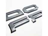 UPR Replacement Grille Letters; Carbonized Gray (22-25 Bronco Raptor)