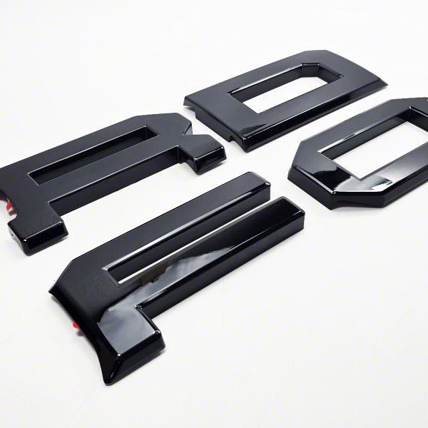 UPR Matte Black Grille Letters For 2021-2025 Ford Bronco - Direct Replacement