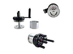 4-Inch MEGA DIY Plug N Play Oil Catch Can; Black (Universal; Some Adaptation May Be Required)