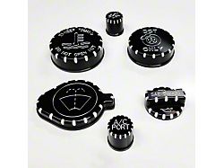 UPR Products Engine Cap Covers; Black (21-25 Bronco, Excluding Raptor)