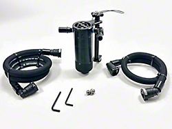 UPR Products Plug N Play Oil Catch Can; Black (2025 2.3L EcoBoost Bronco)