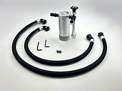 UPR Products Plug N Play Oil Catch Can; Satin (2025 2.3L EcoBoost Bronco)