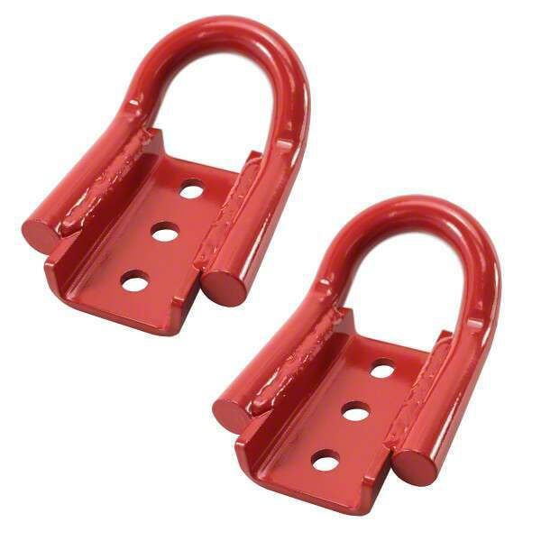 UPR Products Bronco Rear Tow Hook; Red FB59959 (21-25 Bronco