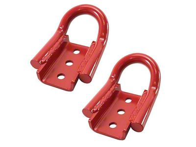 UPR Products Rear Tow Hook; Red (21-25 Bronco)