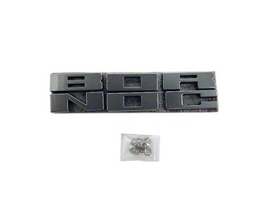 UPR Products Replacement Grille Letters; Carbonized Gray (21-25 Bronco, Excluding Raptor)