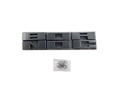 UPR Products Replacement Grille Letters; Matte Black (21-25 Bronco, Excluding Raptor)