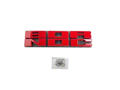 UPR Products Replacement Grille Letters; Rapid Red (21-25 Bronco, Excluding Raptor)