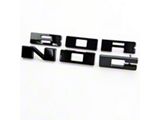 UPR Products Replacement Grille Letters; Shadow Black (21-25 Bronco, Excluding Raptor)