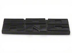 Replacement Grille Letters; Shadow Black (21-26 Bronco, Excluding Raptor)
