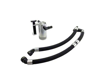UPR Products Plug N Play Oil Catch Can; Black (21-25 1.5L EcoBoost Bronco Sport)