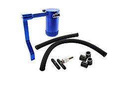 Billet Oil Catch Can with Z Mounting Bracket; Blue (11-21 6.4L HEMI Jeep Grand Cherokee WK2)