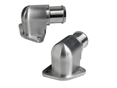UPR Products Clocked Thermostat Housing; Satin (18-21 Jeep Grand Cherokee WK2 Trackhawk)