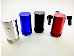 Billet Oil Catch Can; Satin (18-26 3.6L Jeep Wrangler JL)