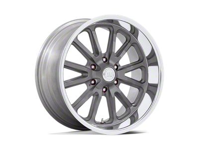 US Mag Rambler 6 Matte Gunmetal with Diamond Cut Lip 6-Lug Wheel; 20x8; 1mm Offset (03-09 4Runner)