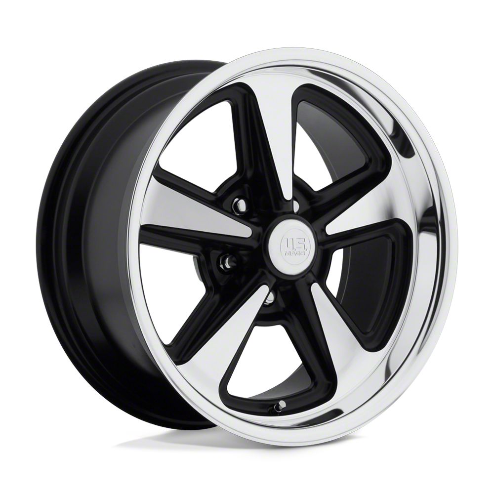 US Mag Jeep Grand Cherokee Bandit Matte Black Machined Wheel; 17x9; 8mm ...