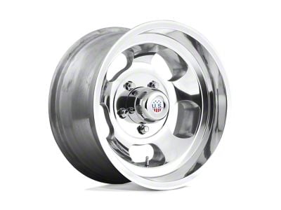 US Mag Indy High Luster Polished Wheel; 15x9; -12mm Offset (76-86 Jeep CJ7)
