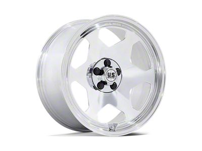 US Mag OBS Fully Polished Wheel; 22x9; 15mm Offset (18-25 Jeep Wrangler JL)