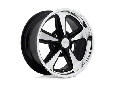 US Mag Bandit Matte Black Machined Wheel; 18x8; 1mm Offset (97-06 Jeep Wrangler TJ)