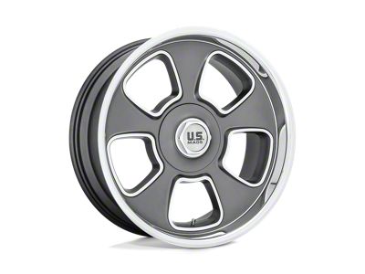 US Mag Boulevard Matte Gunmetal 6-Lug Wheel; 20x8; 1mm Offset (22-25 Tundra)