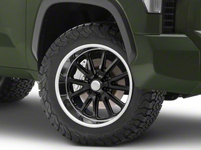 US Mag Rambler 6 Gloss Black with Diamond Cut Lip 6-Lug Wheel; 20x9.5; 1mm Offset (22-25 Tundra)