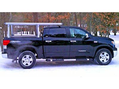 US Rack Galleon Truck Rack for Tonneau Covers; Brushed (07-21 Tundra)
