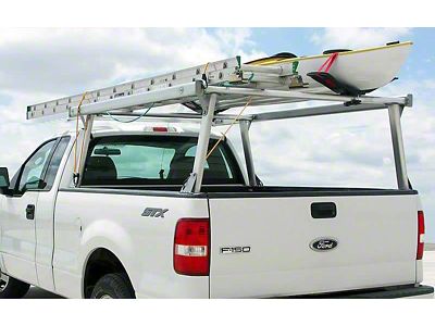 US Rack Schooner Rack with Standard Legs; Brushed (07-25 Tundra w/ 5-1/2-Foot Bed)