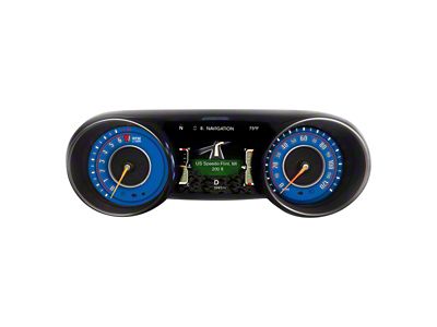 US Speedo Daytona Edition Gauge Face; MPH; Blue (20-25 Jeep Gladiator JT Sport)
