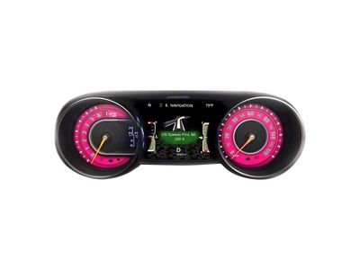 US Speedo Daytona Edition Gauge Face; MPH; Pink (20-25 Jeep Gladiator JT, Excluding Sport)
