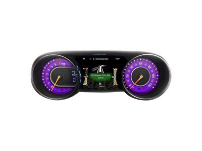 US Speedo Daytona Edition Gauge Face; MPH; Purple (20-25 Jeep Gladiator JT, Excluding Sport)