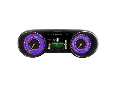 US Speedo Daytona Edition Gauge Face; MPH; Purple (20-25 Jeep Gladiator JT Sport)