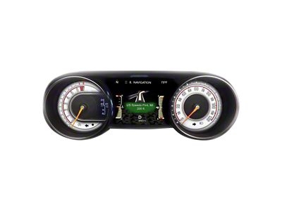 US Speedo Daytona Edition Gauge Face; MPH; White (20-25 Jeep Gladiator JT, Excluding Sport)