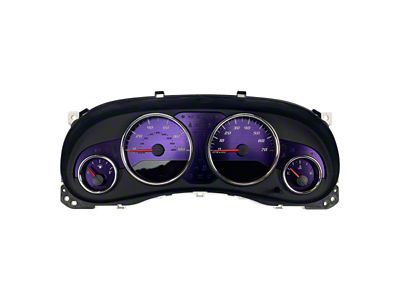 US Speedo Amethyst Edition Gauge Face; MPH (07-14 Jeep Wrangler JK)