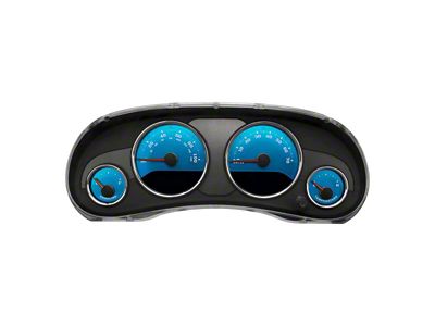 US Speedo Aqua Edition Gauge Face; MPH (15-18 Jeep Wrangler JK)