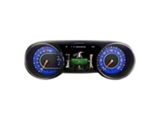 US Speedo Daytona Edition Gauge Face; MPH; Blue (18-25 Jeep Wrangler JL, Excluding Sport)