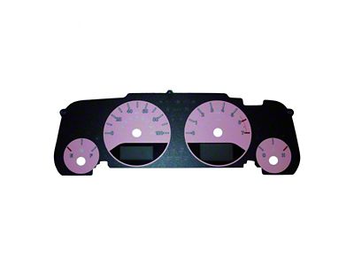 US Speedo Daytona Edition Gauge Face; MPH; Pink (07-14 Jeep Wrangler JK)