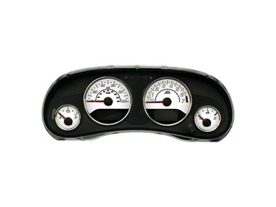 US Speedo Daytona Edition Gauge Face; MPH; White (15-18 Jeep Wrangler JK)
