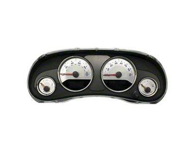 US Speedo Stainless Edition Gauge Face; MPH; Red (15-18 Jeep Wrangler JK)