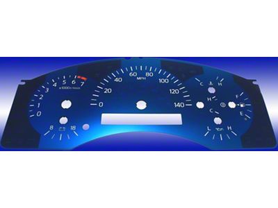 US Speedo Aqua Edition Gauge Face; MPH (04-07 Titan)