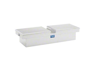 UWS 63-Inch Aluminum Gull Wing Crossover Tool Box; Bright (05-21 Frontier)